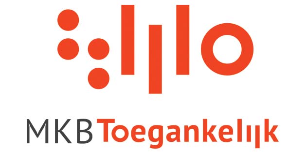 Logo met daaronder MKB Toegankelijk, in rood en grijs op een witte achtergrond